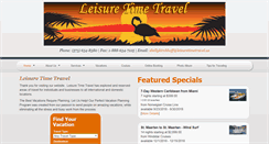 Desktop Screenshot of leisuretimetravel.org